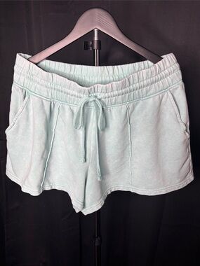 wild fable Light Mint Terry Drawstring Athletic Shorts